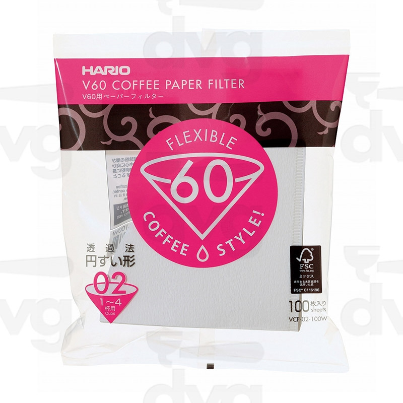 FILTRO CARTA BIANCO VCF-02-100W-H 1/4 TZ - HARIO