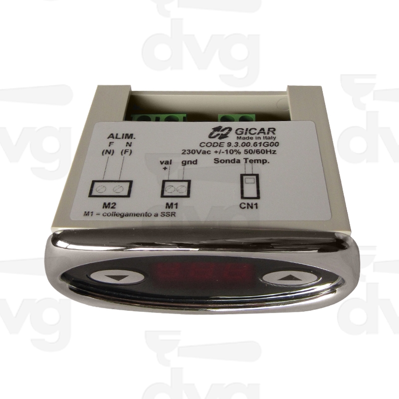 TERMOPID SSR CROMO 230VAC DISPLAY ROSSO - BFC