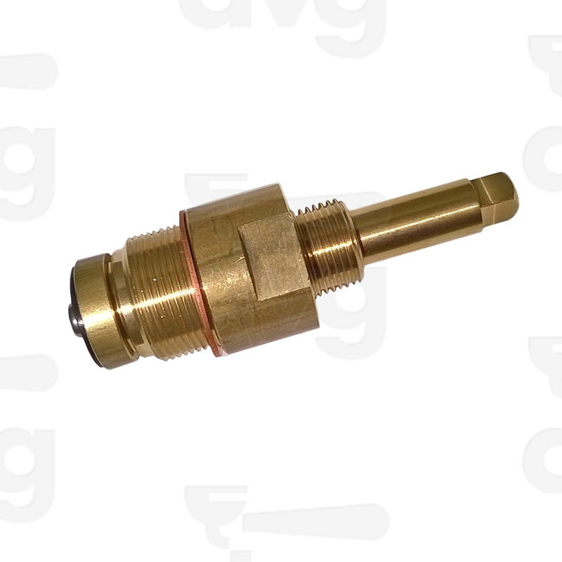 RUBINETTO BEZZERA B2000 VAPORE/ACQUA ASTA QUADRA - PORTAGOMMA SENZA CORPO - KIT