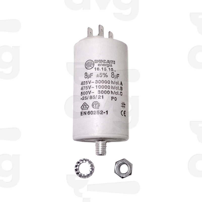 CONDENSATORE 8UF 500VL