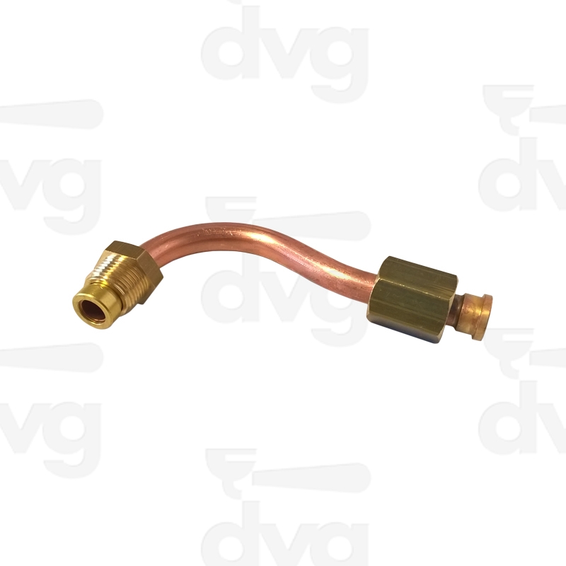 TUBO RAME COLLEGAMENTO CARICO-ENTRATA GRUPPO 3/8"M - 3/8"F