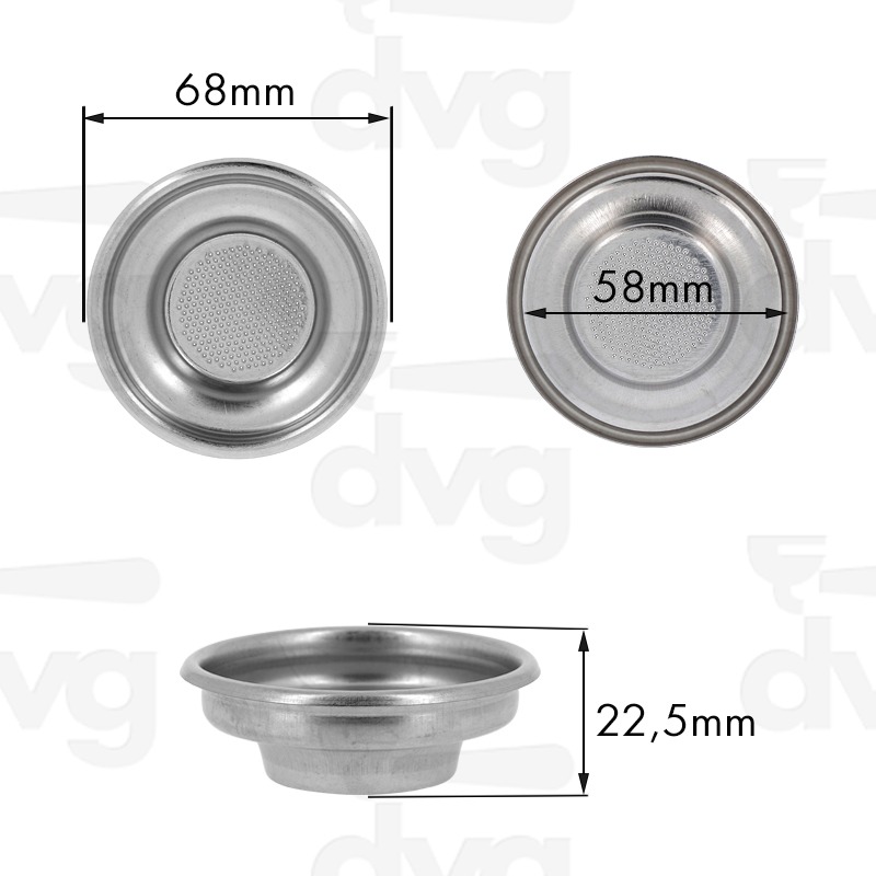 FILTRO CIMBALI 1TZ 7G. H.22,5 CANALINO INTERNO