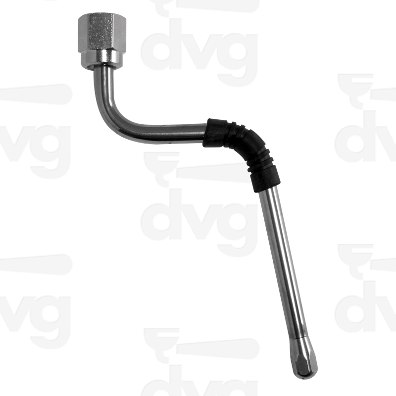 LANCIA VAPORE INOX CONTI LUNGA "FREDDA" CON DADO E GUAINA