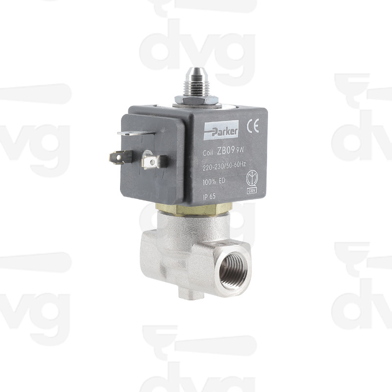 ELETTROVALVOLA PARKER 3 VIE 1/4 1/4 220/230V 50/60Hz, 6 BAR, DN 1,5MM TEATA - CREM EXPOBAR