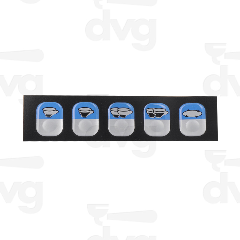 MEMBRANA PULSANTIERA 5 TASTI MOD. MEGACREM