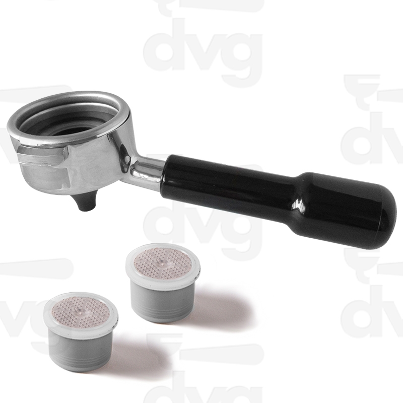 PORTAFILTRO CAPSULA SINGOLA GIMOKA®/ILLY UNO® COMPATIBILE  MOD. DALLA CORTE -ESTRAZIONE DIRETTA