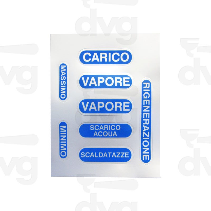 ETICHETTA ADESIVA FAEMA E61 PICCOLO
