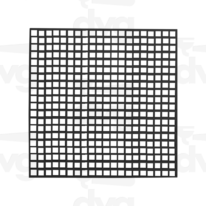 GRIGLIA SCALDATAZZE 310x310MM NERA - POLIPROPILENE
