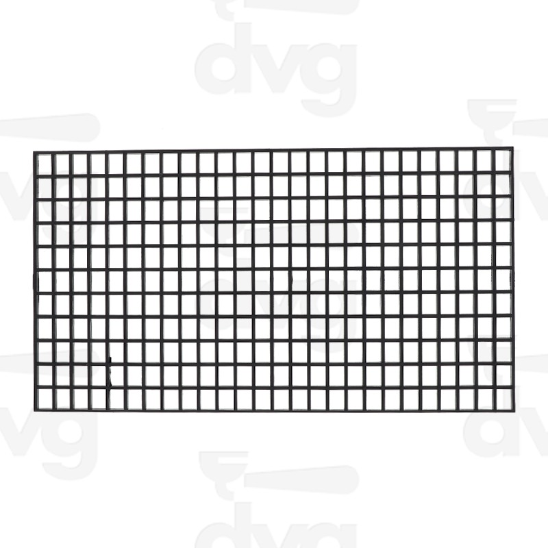 GRIGLIA SCALDATAZZE 390X215MM NERA IN P40T NERO