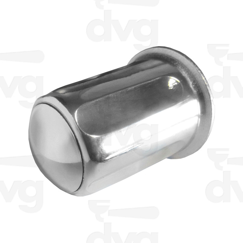 VOLANTINO RUBINETTO VAPORE/ACQUA MOD. COMPACT CROMATO CON TAPPO E GHIERA CROMATI
