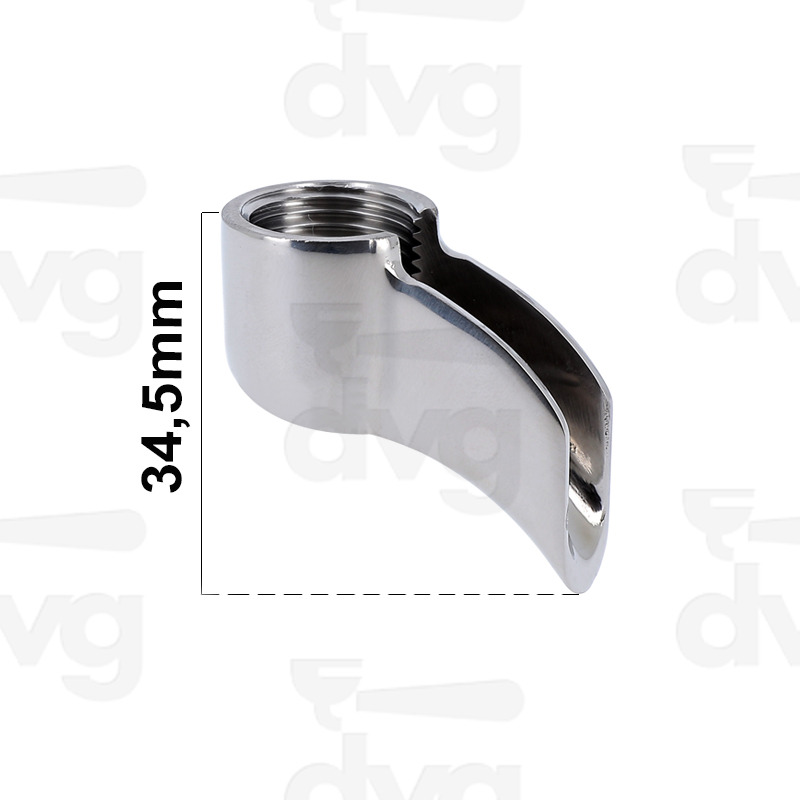 BECCUCCIO INOX 1 VIA TUTTO APERTO BASSO 3/8. INOX AISI 304