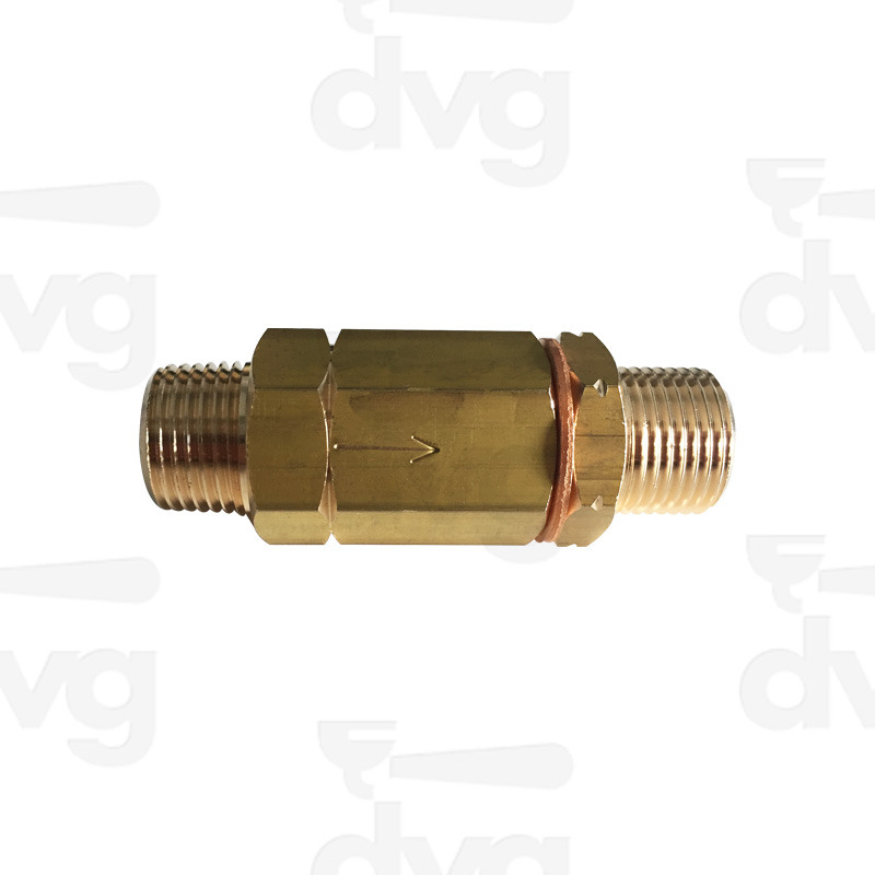 VALVOLA NON RITORNO IN 3/8NPT OUT 3/8G C/FRECCIA (E9 D9)