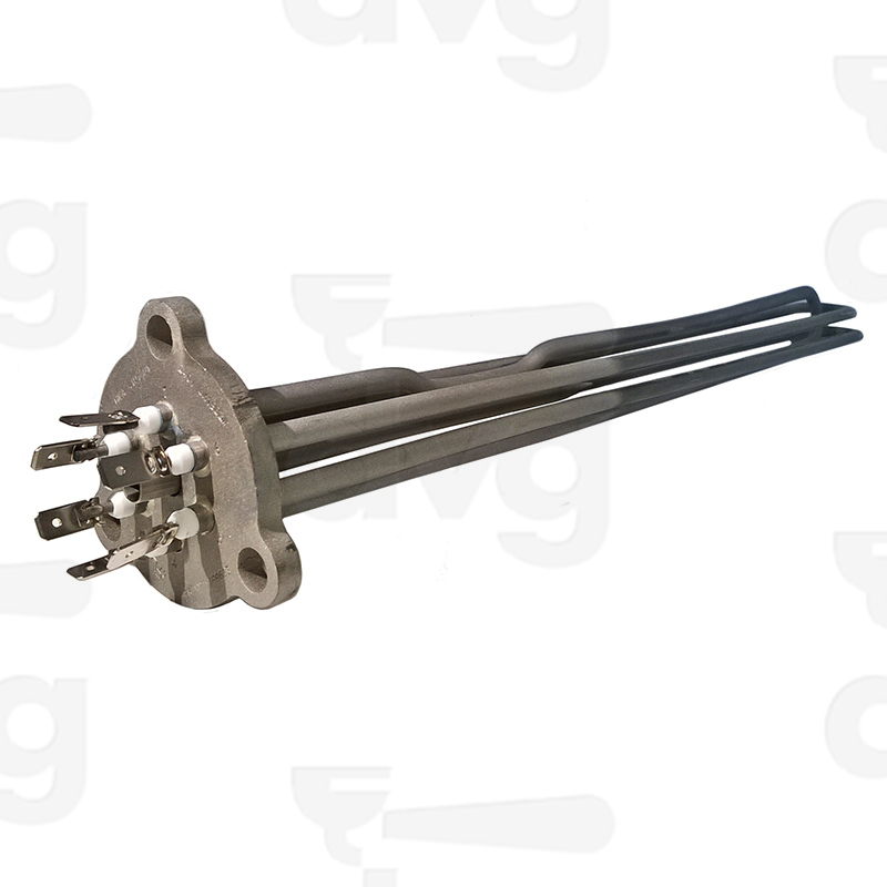 RESISTENZA GAGGIA 5950W 240V 6 POLI LSF=410MM CON FASTON, INOX
