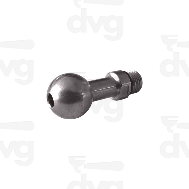 SFERA INOX PER SNODO TUBO VAPORE/ACQUA T10 CON OR 9V554 MONTATO