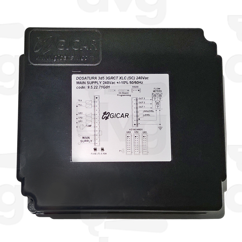 DOSATURA MICROPROCESSORE 3D5 3GRCT XLC (SC) 240VAC 2,3VA