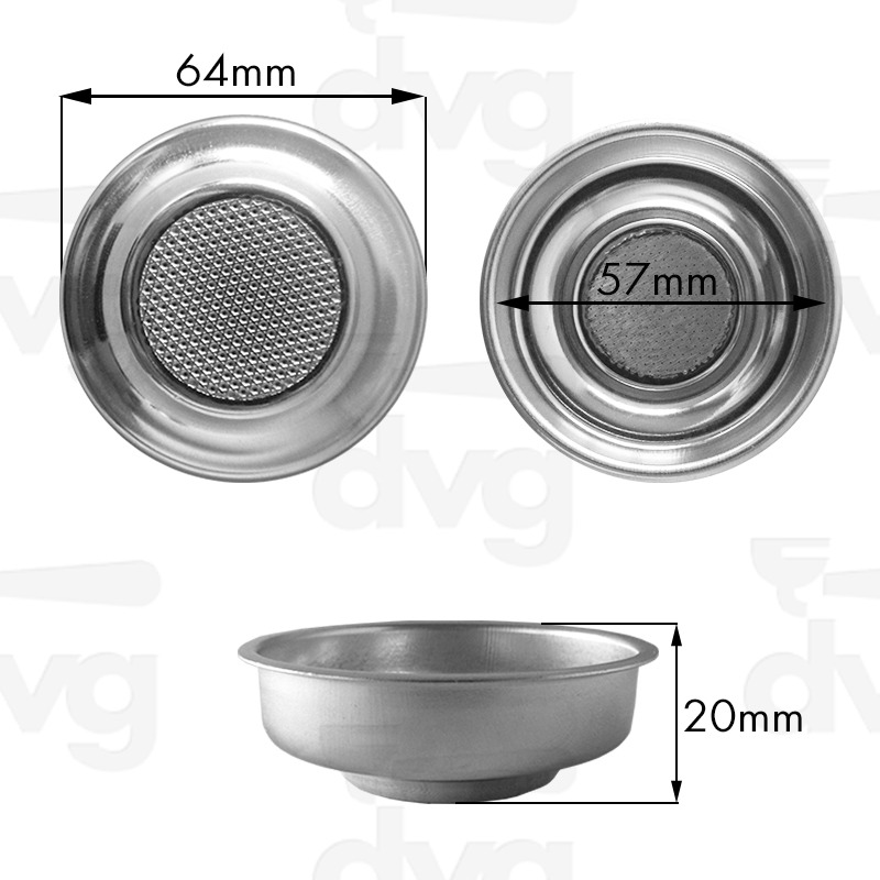 FILTRO LELIT 1TZ 7G. H.21,5 SENZA CANALINO ESTERNO AISI304