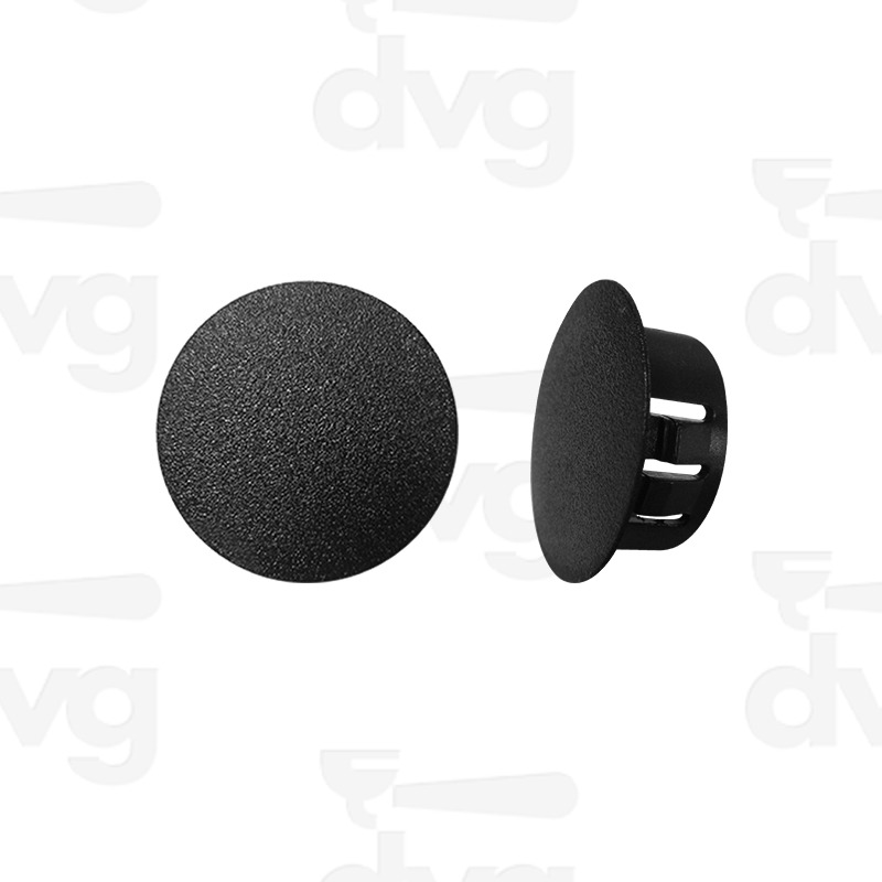 TAPPO IN NYLON PER FORO D.22,2MM NERO (PER LAMIERA)