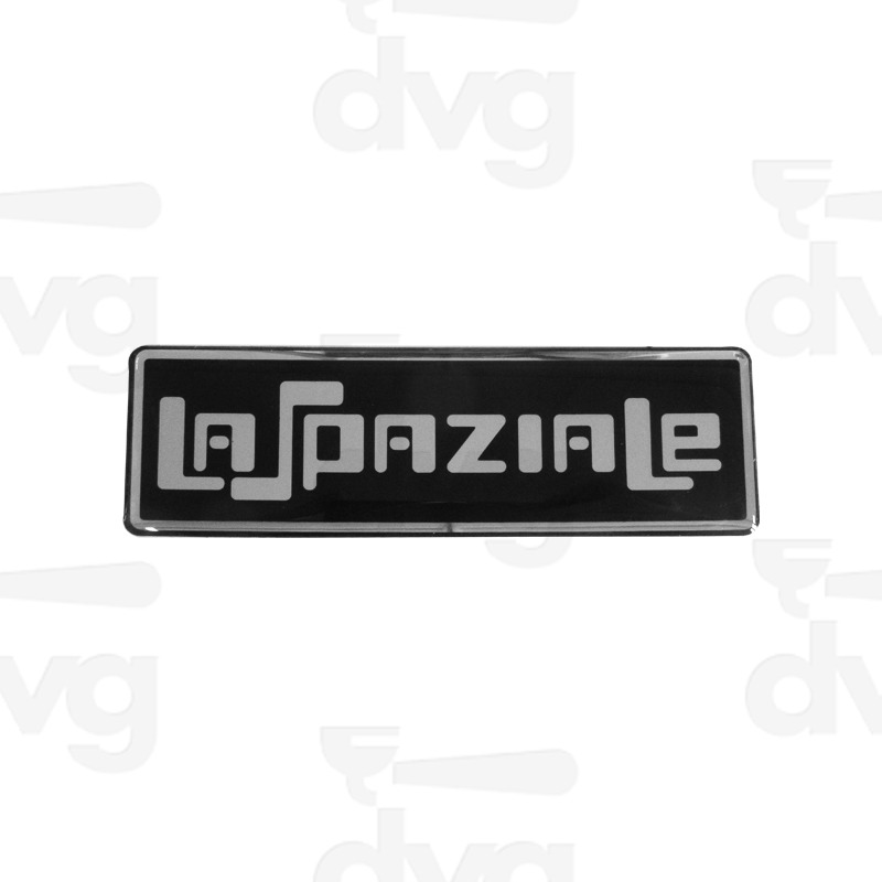 ETICHETTA ADESIVA LOGO LA SPAZIALE 100x30