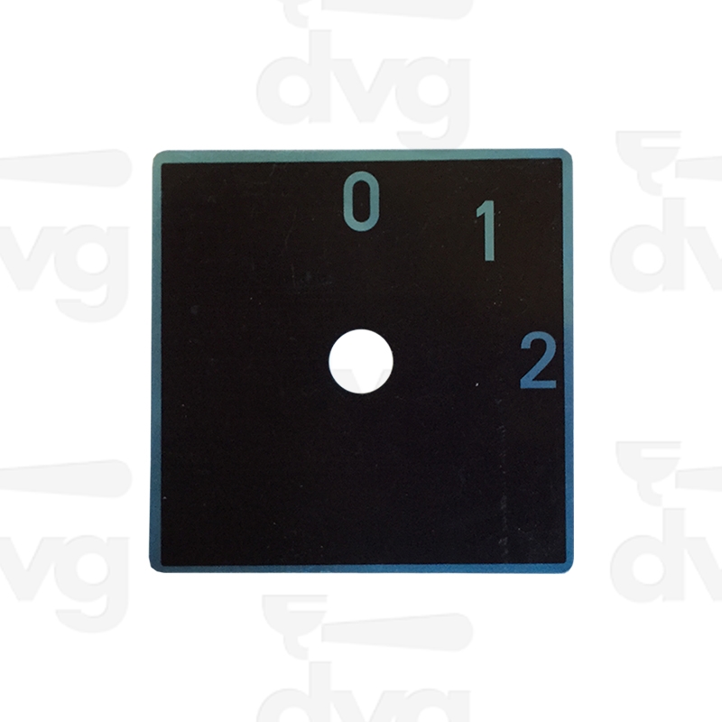 ETICHETTA ADESIVA 0-1-2 SPAZIALE PER INTERRUTTORE