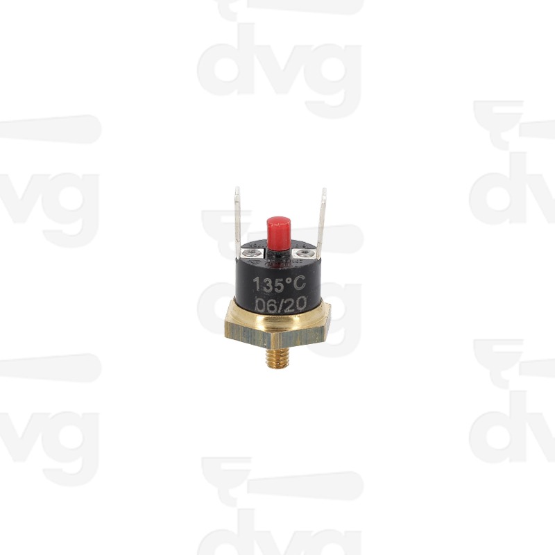 TERMOSTATO 135° RIARMO MANUALE M4X6 FASTON VERTICALE