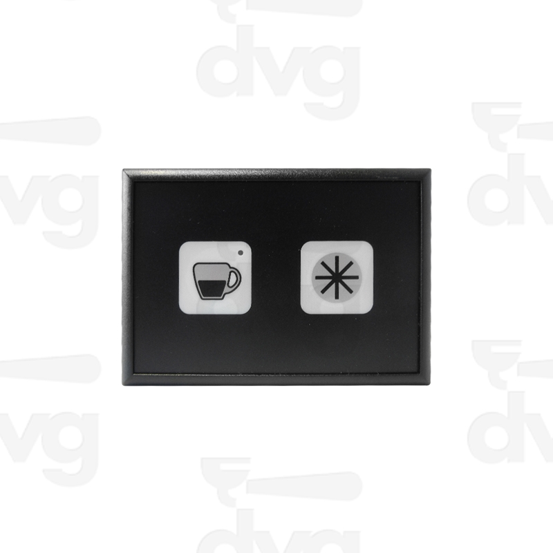 PULSANTIERA DOSATURA MANUALE 2 TASTI 1 LED VERDE