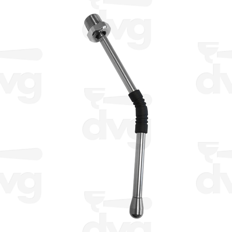 LANCIA VAPORE INOX SV VIENNA CON DADO CROMATO E GUAINA ANTISCOTTATURA