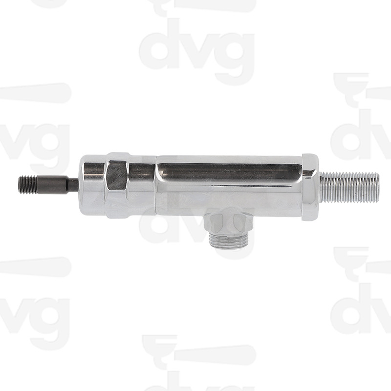 RUBINETTO A LEVA/JOISTICK ACQUA/VAPORE LUNGO 1/4 M8 CROMATO LUCIDO