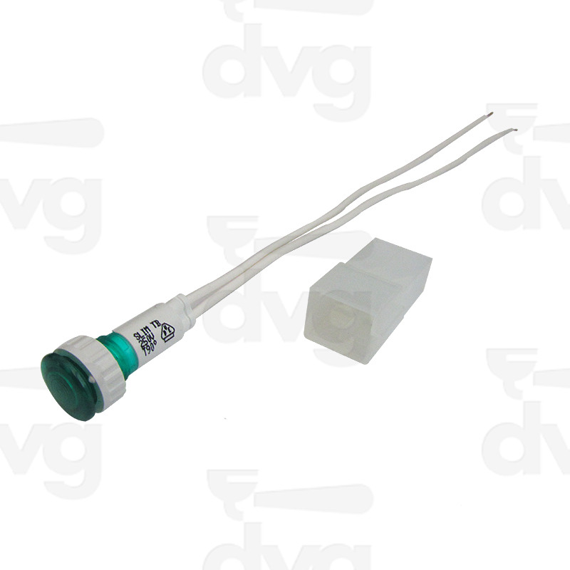 KIT LAMPADA SPIA VERDE 230V