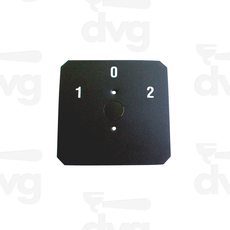 ETICHETTA ADESIVA 1-0-2 NERA WEGA PER INTERRUTTORE