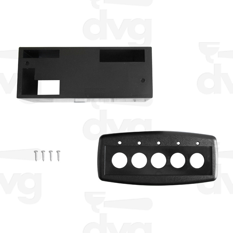 CUSTODIA PLASTICA COMPLETA - COPERCHIO, CUSTODIA, 4 VITI
