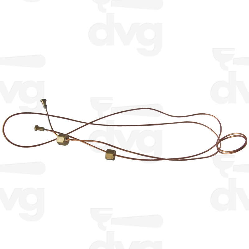 CAPILLARE RAME L.1500MM DRITTO 1/8F 1/8F D.0,9X2X1500