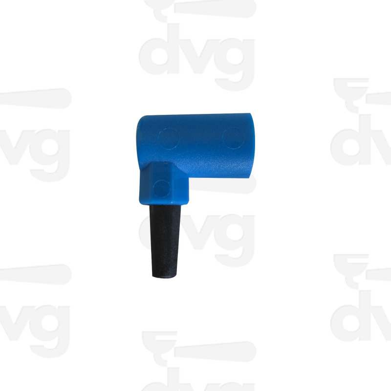 RACCORDO A L 90° BLU SERBATOIO ACQUA TMIN=10°C TMAX=40°C