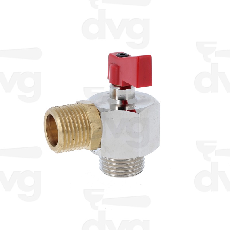 RIDUTTORE DI FLUSSO 4 POSIZIONI ATTACCHI 1/2"GAS NICHELATO