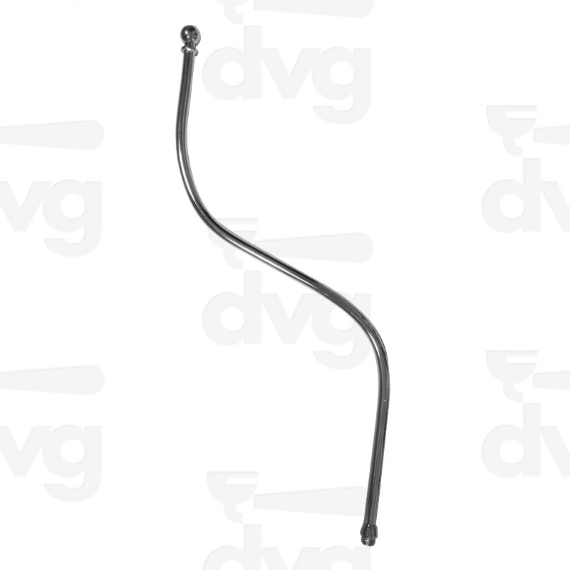 TUBO VAPORE RAME CROMATO D.8MM L= 400MM 