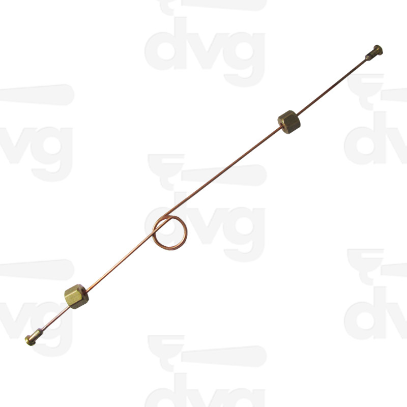 CAPILLARE RAME L.500 MM SPIRALATO 1/8F 1/8F D.0,9X2X500MM 