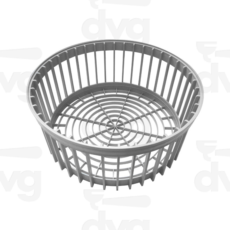 CESTO ROTONDO PLASTICA DIA 35 X H.16, ANELLO DIA 28