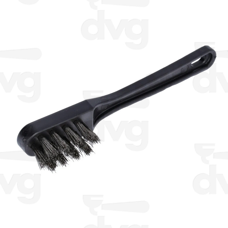 SPAZZOLA PER PULIZIA GUARNIZIONE SOTTOCOPPA E DOCCIA EROGAZIONE 145X20MM - SETOLE INOX 30MM