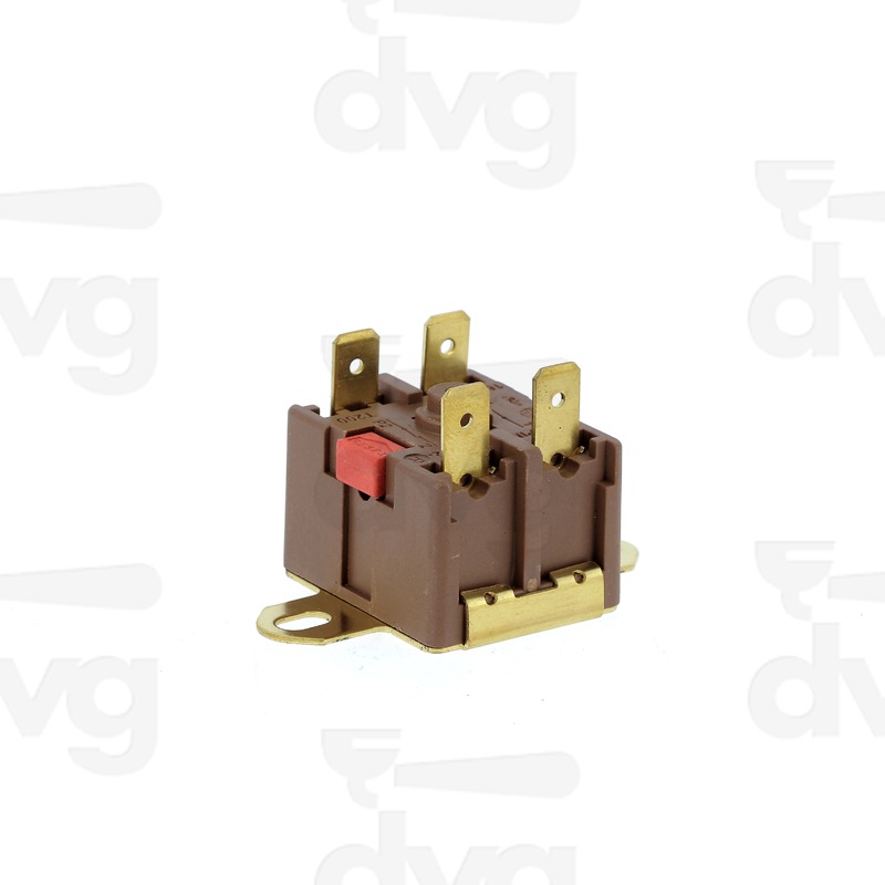 TERMOSTATO BIPOLARE TY62/R 130° A RIARMO MANUALE STAFFA 2F FV