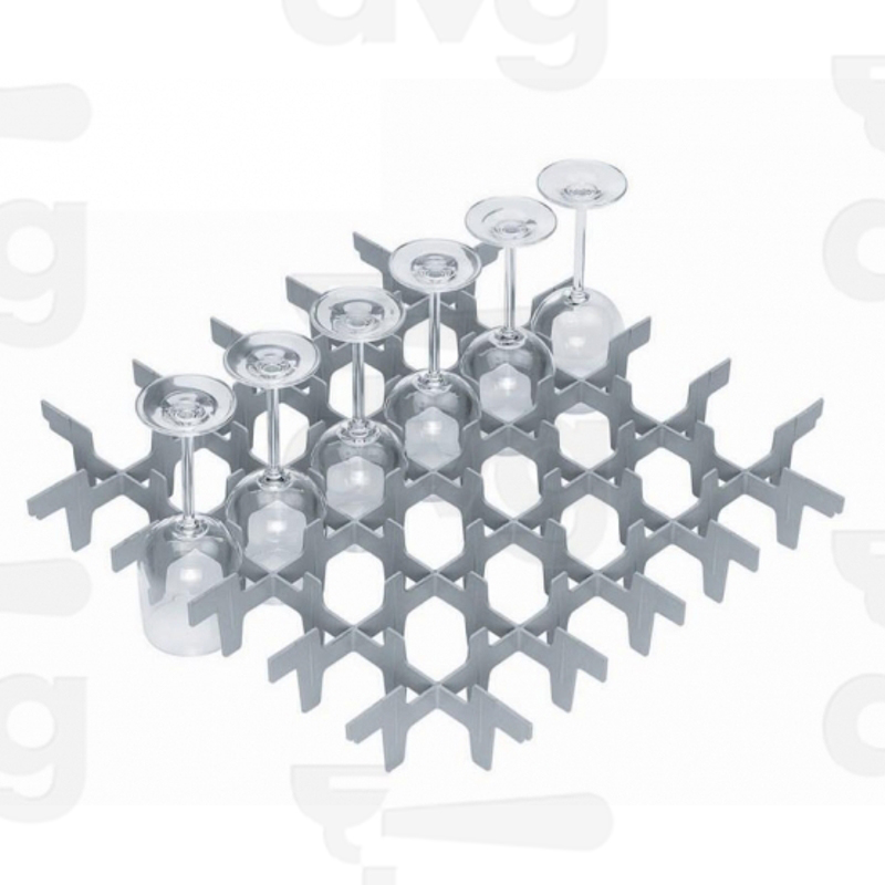 GRIGLIA PLASTICA 6x6 36 BICCHIERI D.73MM