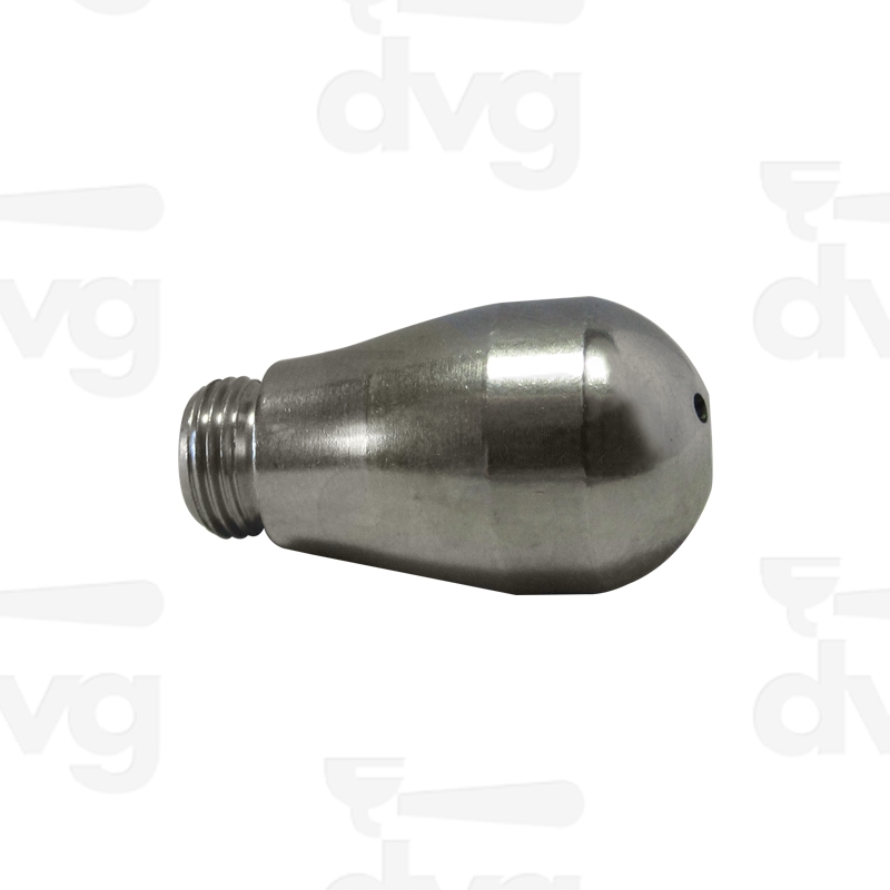 SPRUZZATORE VAPORE INOX CILINDRICO 2 FORI D.1,5MM 50°