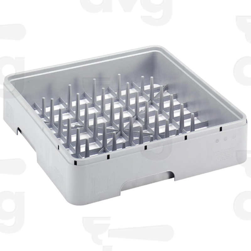 CESTO QUADRATO PLASTICA LAVAGGIO PIATTI PIANI E FONDI 45x45xH10,6