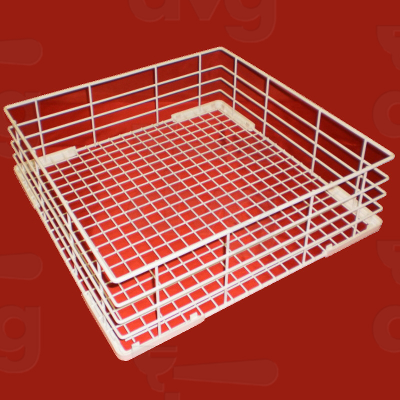 CESTO QUADRATO 45x45xH12 MAGLIA LARGA