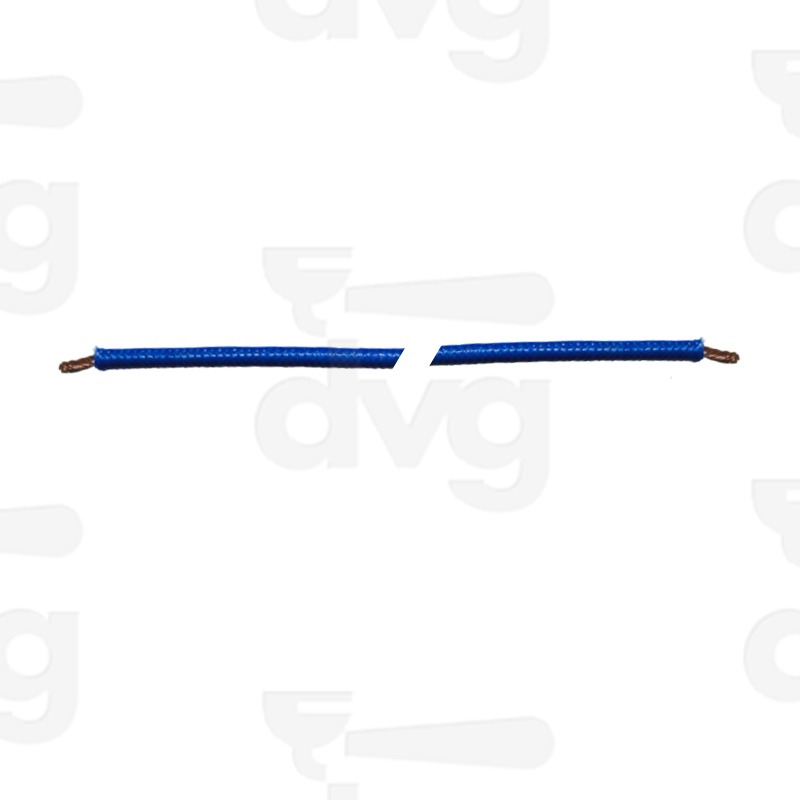 CAVO VETRO/SILICONE BLU SEZIONE 2,5MMQ