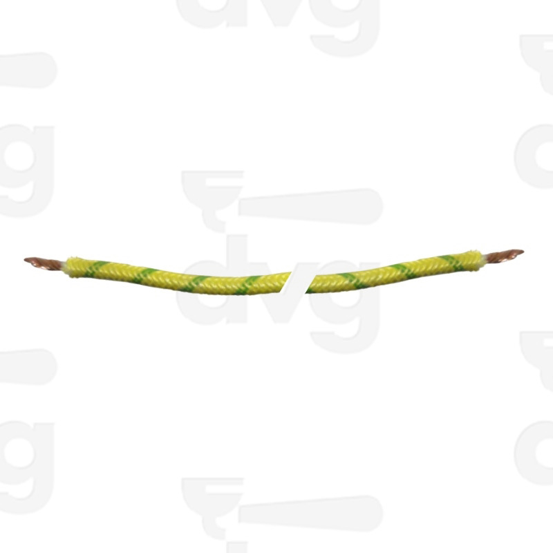 CAVO VETRO/SILICONE GIALLO/VERDE SEZIONE 2,5MMQ