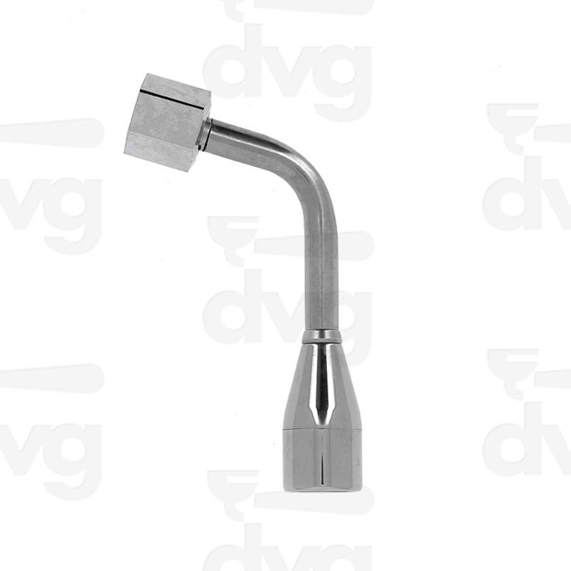 LANCIA ACQUA INOX 1 CURVA COMPLETA DI FRANGIACQUA INOX E DADO 3/8