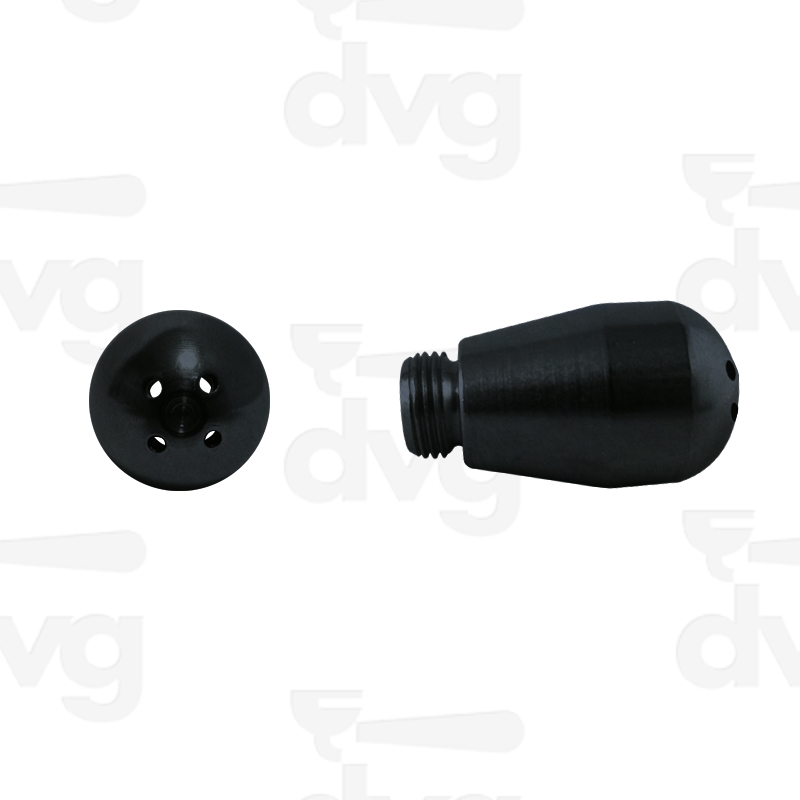 SPRUZZATORE VAPORE INOX CILINDRICO 4 FORI D.1,5MM TEFLONATO®