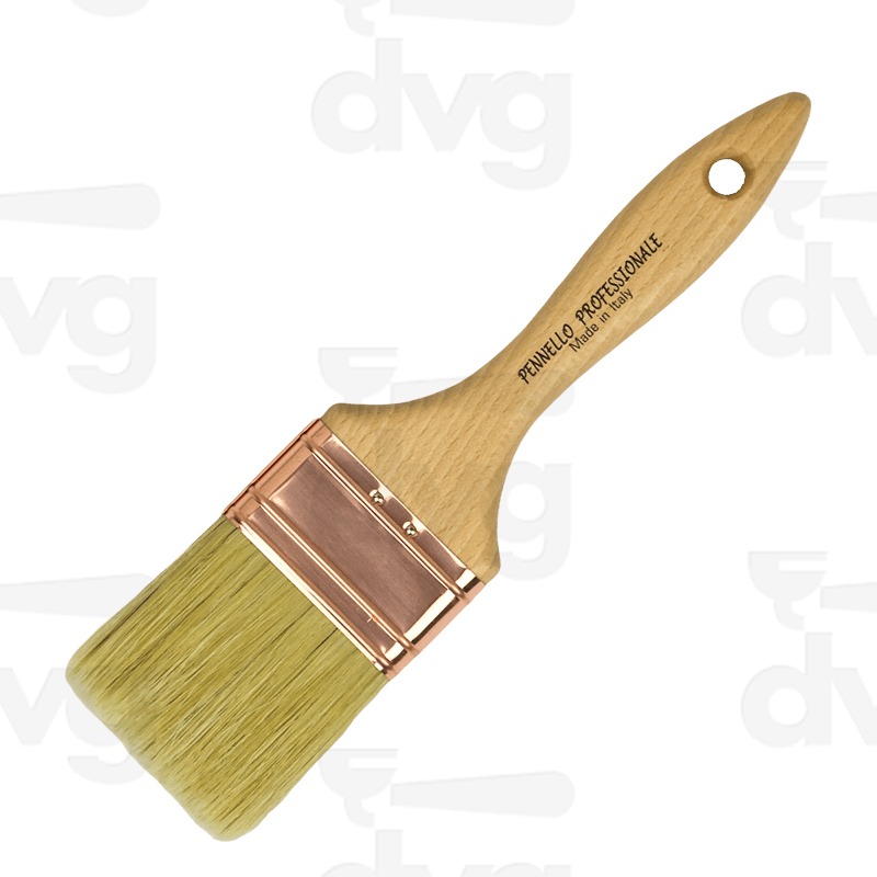 PENNELLO CON SETOLE BIONDE L.40MM, MANICO IN LEGNO