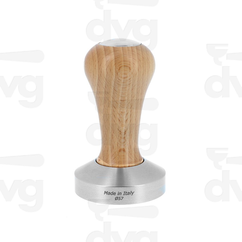 PRESSINO TOP CLASS, LEGNO FAGGIO CON BASE INOX D.57MM FONDO PIATTO
