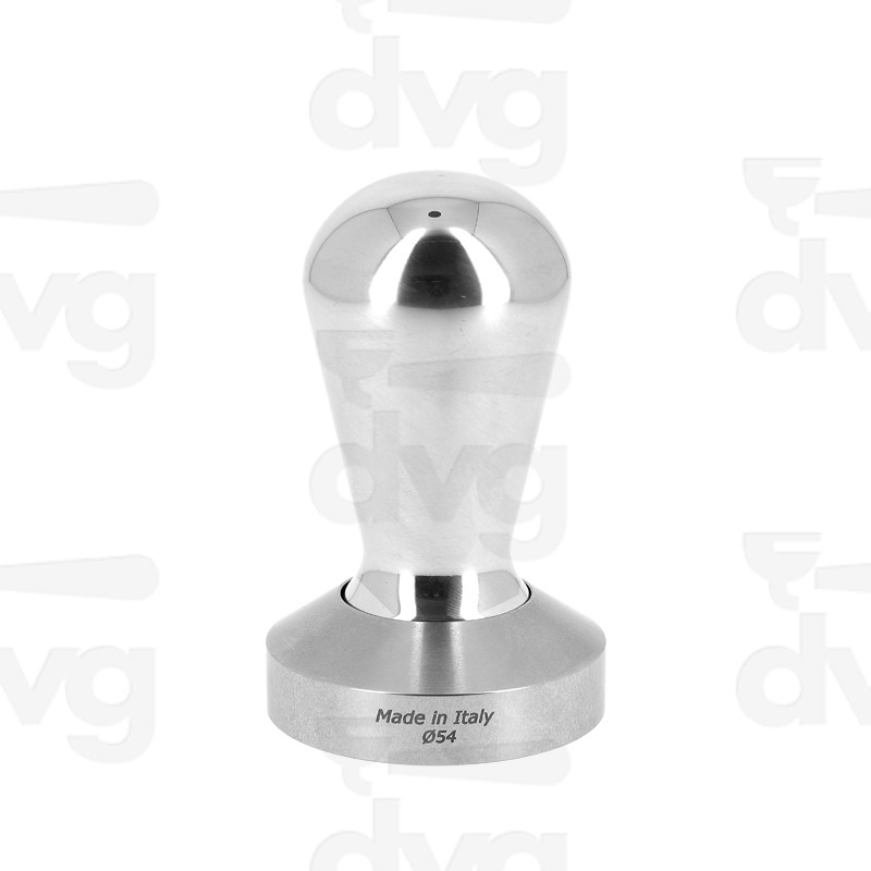PRESSINO EGGY MANICO ALLUMINIO LUCIDO CON BASE INOX D.54MM FONDO PIATTO