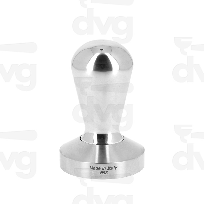 PRESSINO EGGY MANICO ALLUMINIO LUCIDO CON BASE INOX D.58MM FONDO CONVESSO